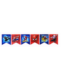banderin feliz cumpleaños Spiderman Inicio 2