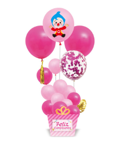 globos plim plim x17 rosado Inicio