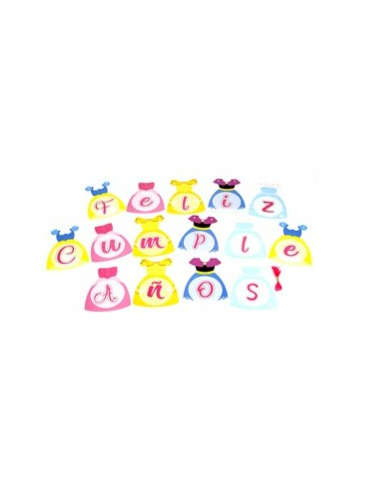 guirnalda feliz cumpleaños princesas Inicio