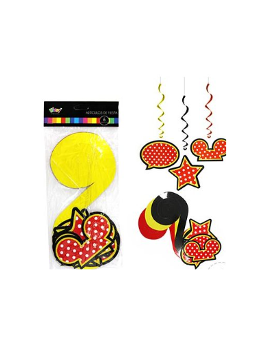 deco colgante espirales lunar mickey minnie Inicio