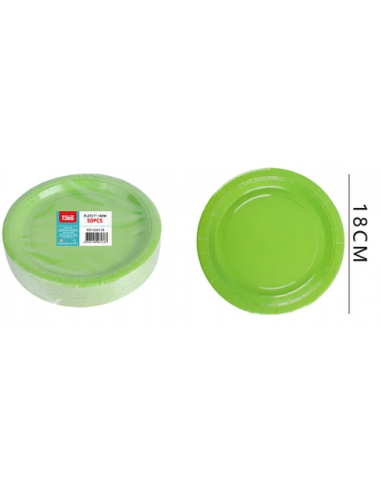Platos de cartón x50 unidades Inicio