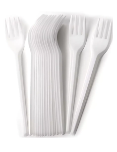 Tenedor blanco x36 unid. Inicio