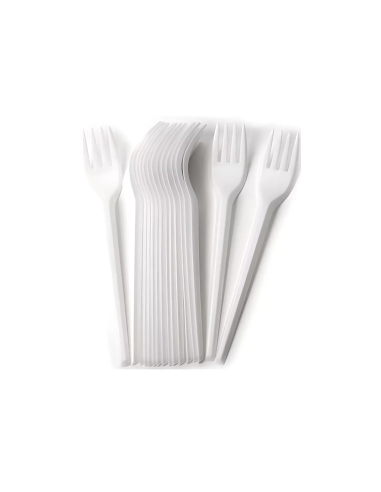 Tenedor blanco x36 unid. Inicio