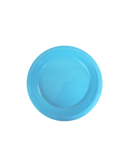 Platos plasticos colores x10 unid. Inicio