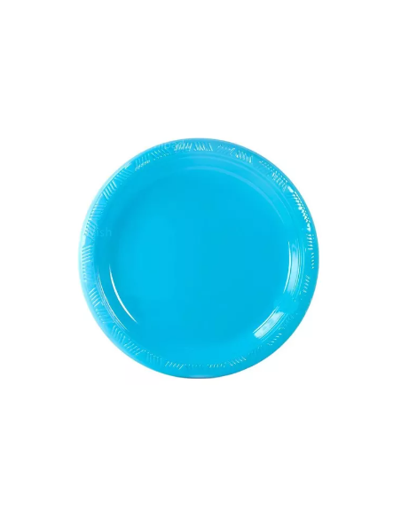 Platos plasticos colores x10 unid. Inicio