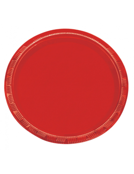 Platos plasticos colores x10 unid. Inicio