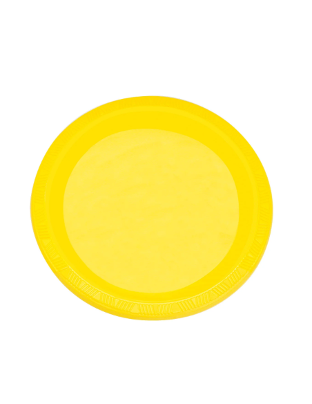 Platos plasticos colores x10 unid. Inicio