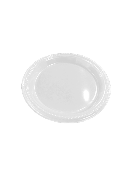 Platos plasticos colores x10 unid. Inicio