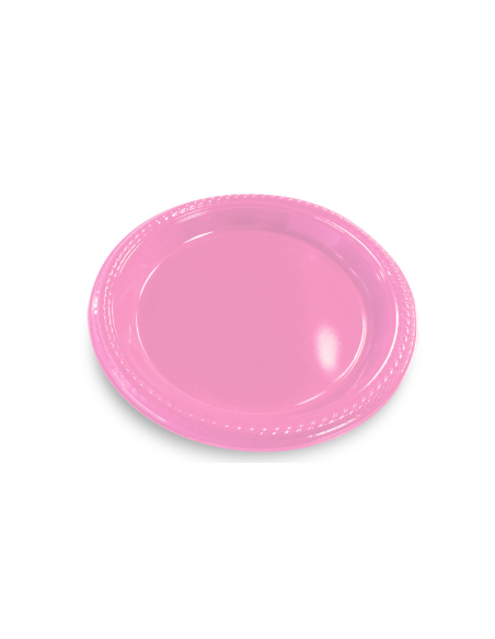 Platos plasticos colores x10 unid. Inicio