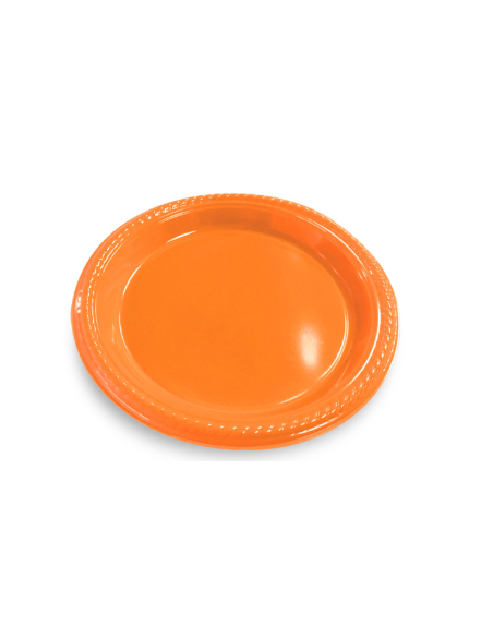Platos plasticos colores x10 unid. Inicio