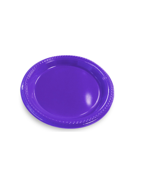 Platos plasticos colores x10 unid. Inicio