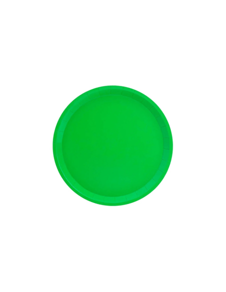 Platos plasticos colores x10 unid. Inicio