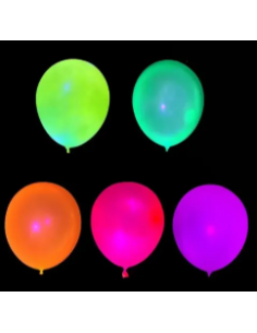 Globos flúor x25 unidades Año Nuevo