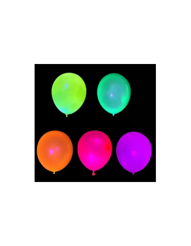 Globos flúor x25 unidades Año Nuevo