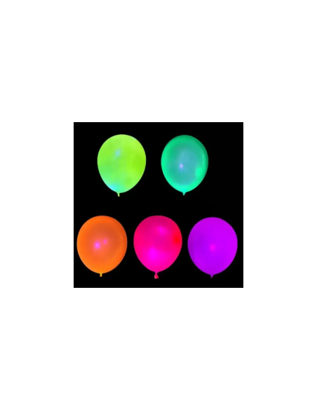 Globos flúor x25 unidades Año Nuevo