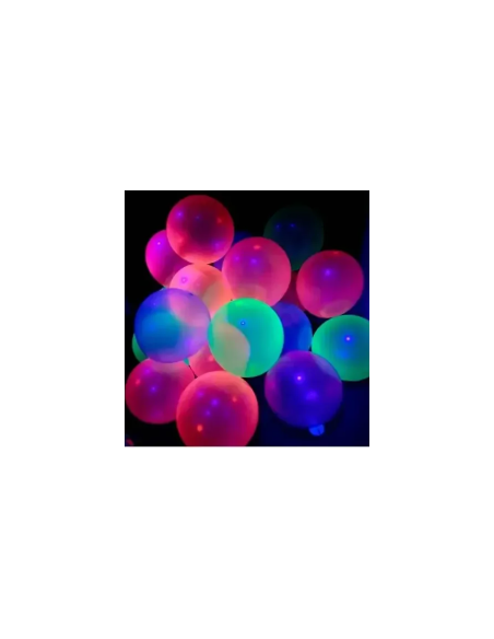 Globos flúor x25 unidades Año Nuevo