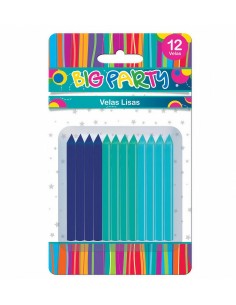 vela lisa color 12pcs Inicio 2