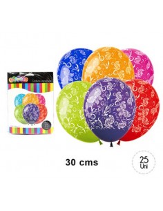 globos estampados mariposas Decoración