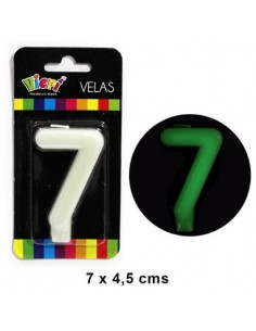 vela glow numero 7 Inicio