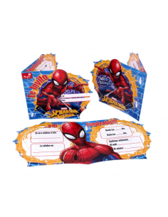 invitación spiderman Inicio