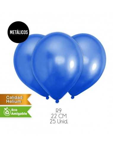 globo metalizado azul Inicio