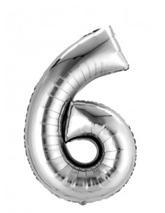 globo metal numero 6 Inicio
