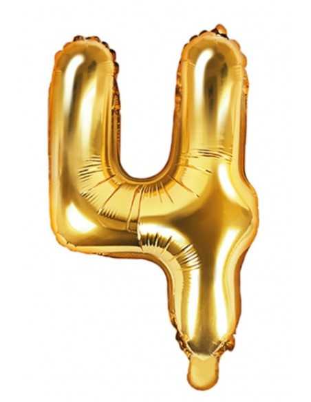 globo metal numero 4 Inicio