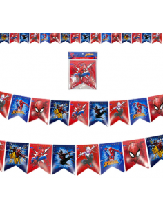 banderin feliz cumpleaños Spiderman Inicio
